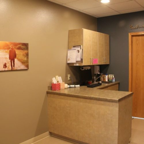 We have 3 exam rooms, that we keep cozy and private.